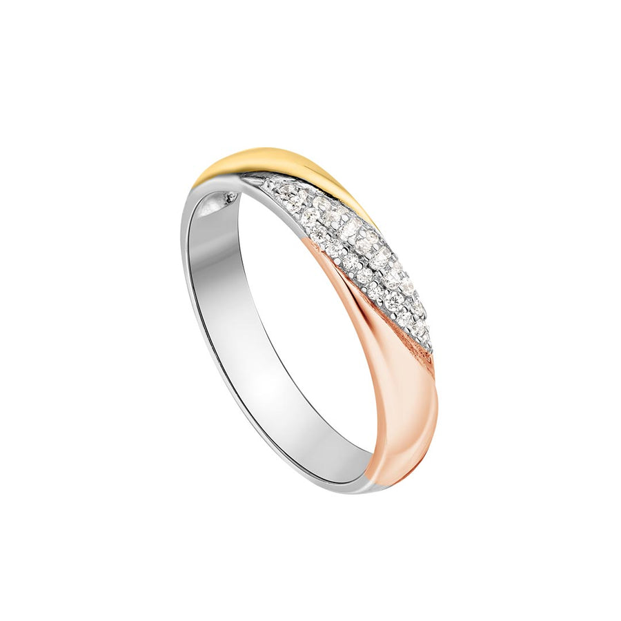 Modern Trio Ring Blended