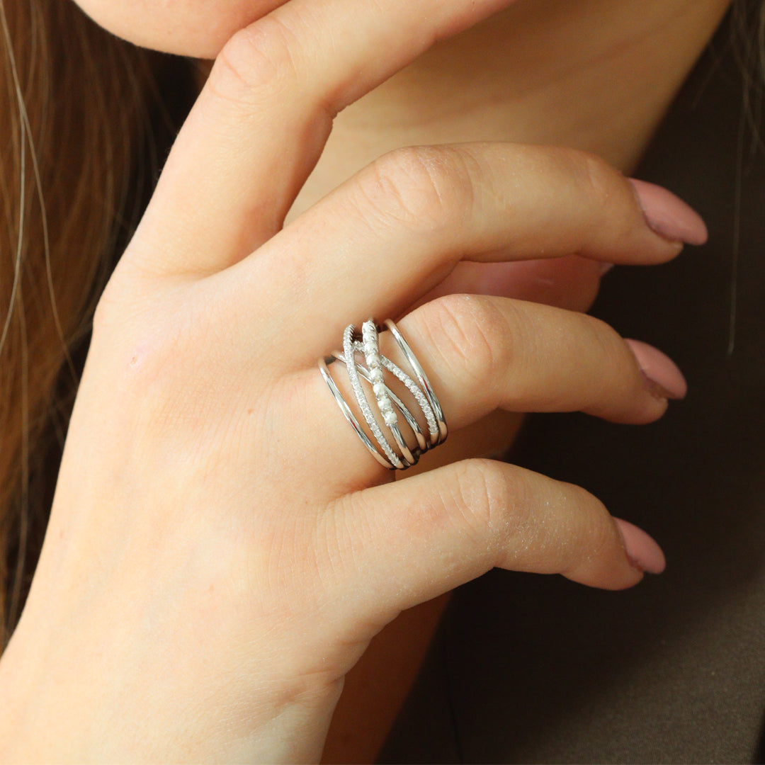Petit Pearls Ring Marit