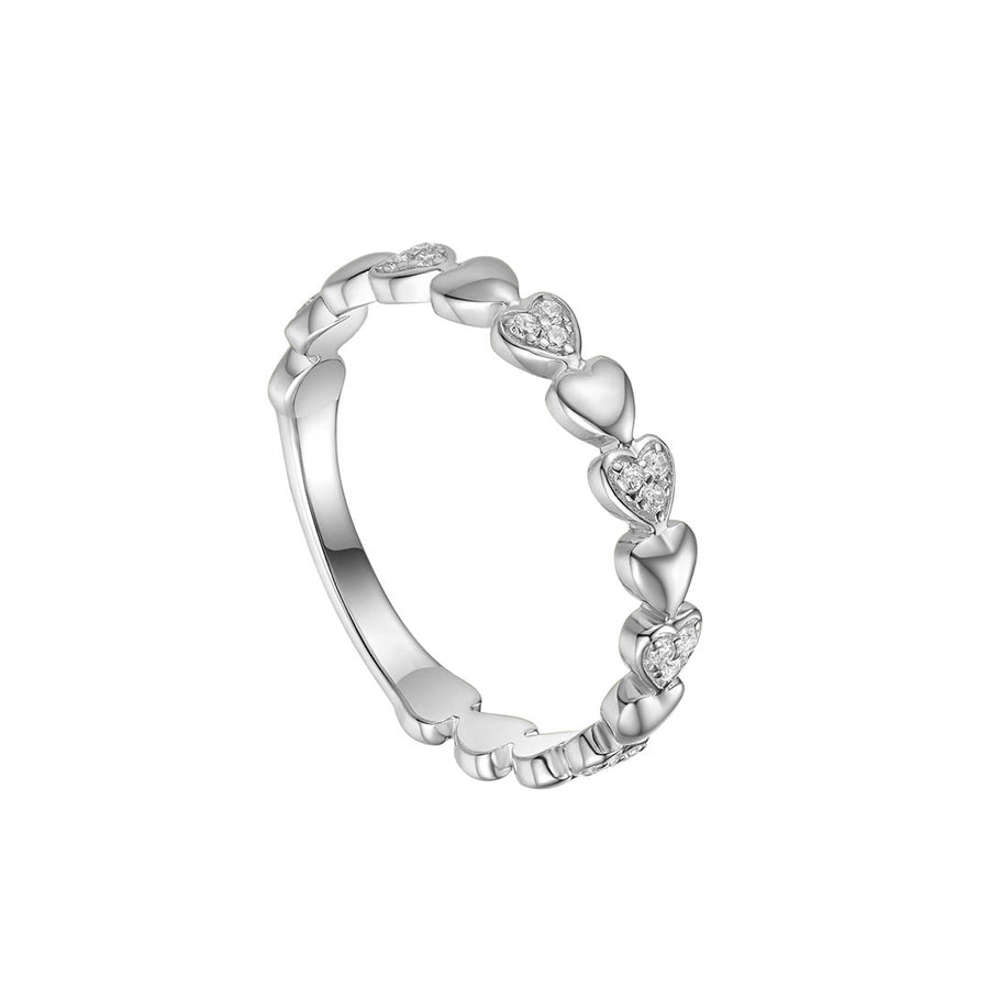 Double Happiness Ring Affection Zirkonia
