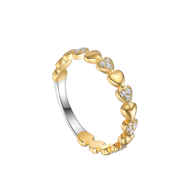 Nana Kay Double Happiness Ring Affection Zirkonia