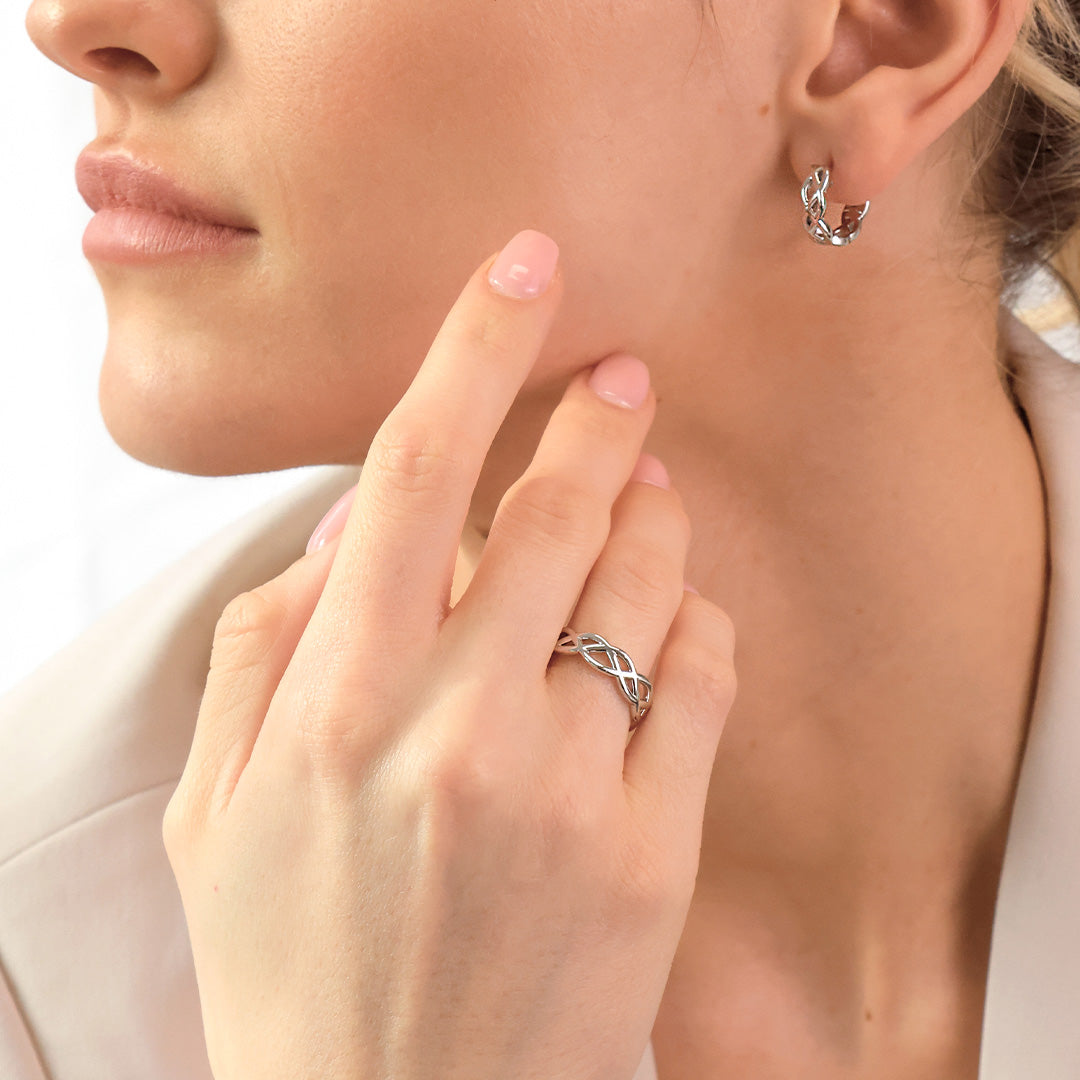 Solid Flair Ring Braided