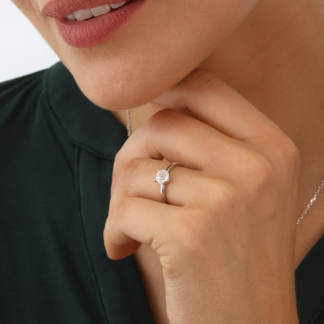 Classic Solitaire Ring Caelia