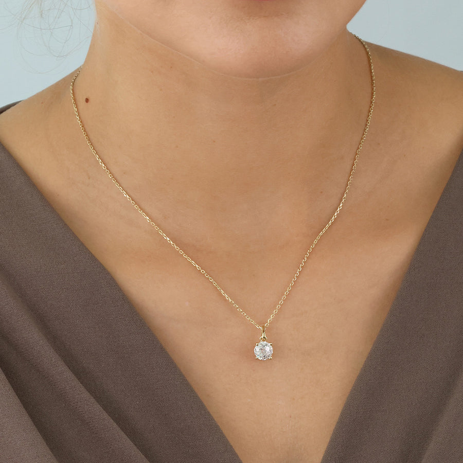 Classic Solitaire Collier Caelia