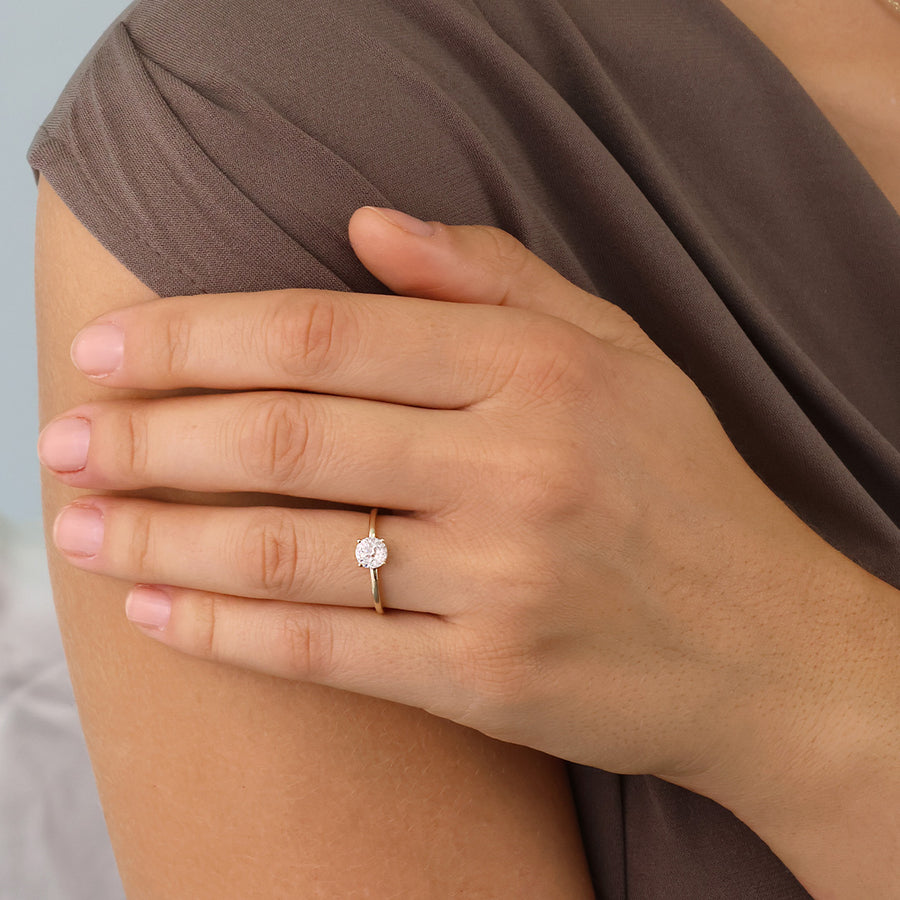 Classic Solitaire Ring Caelia