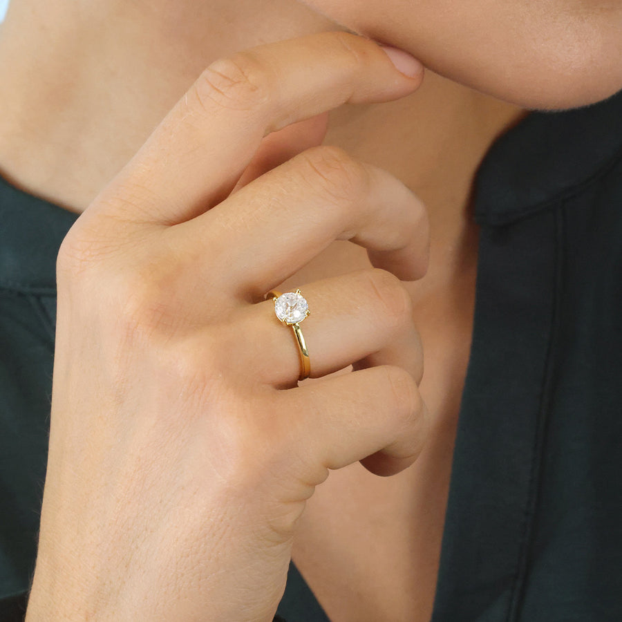 Classic Solitaire Ring Caelia