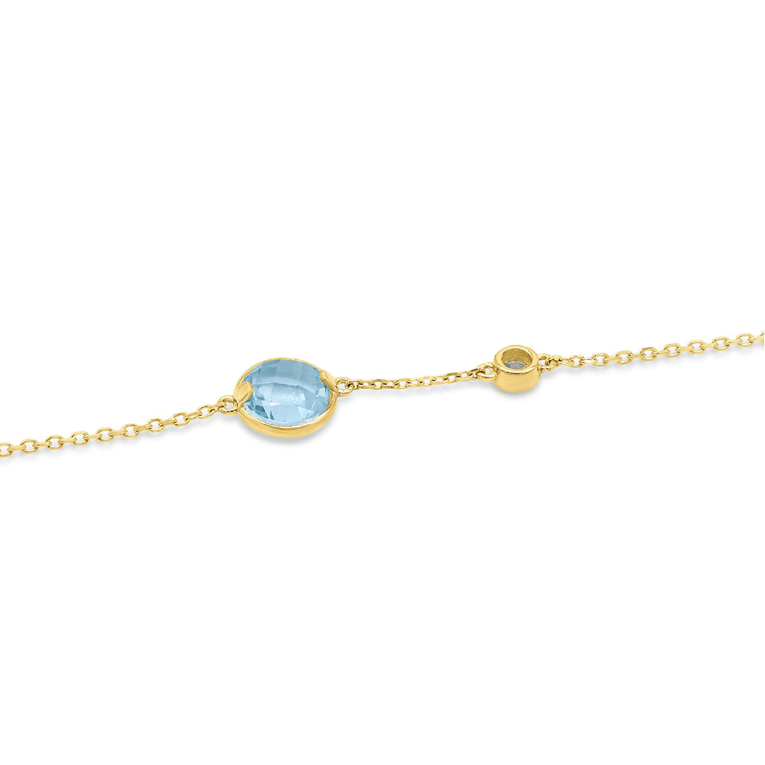 - Jewelry Aquamarine | Armband | Echtgold Damen NANA NANA KAY KAY