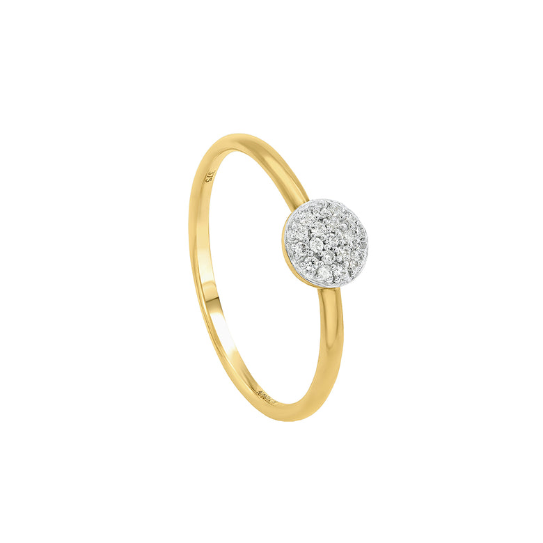 Nana Kay Echtgold Ring Halo