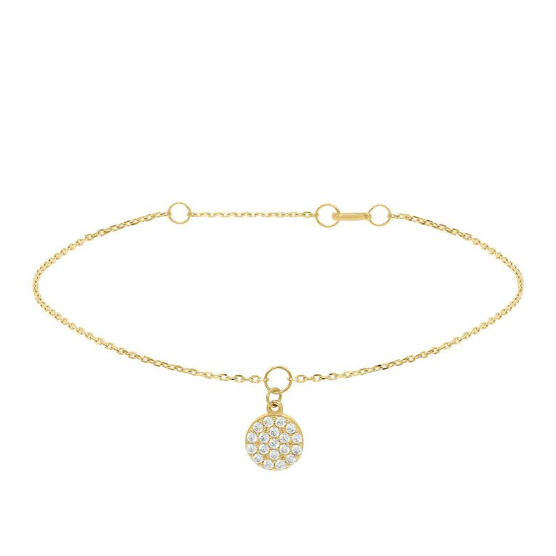 Nana Kay Echtgold Armband Zirkonia Circle