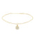 Echtgold Armband Zirkonia Circle