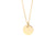 Echtgold Collier l'or