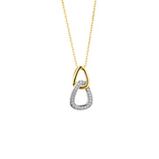 Echtgold Collier Pendre