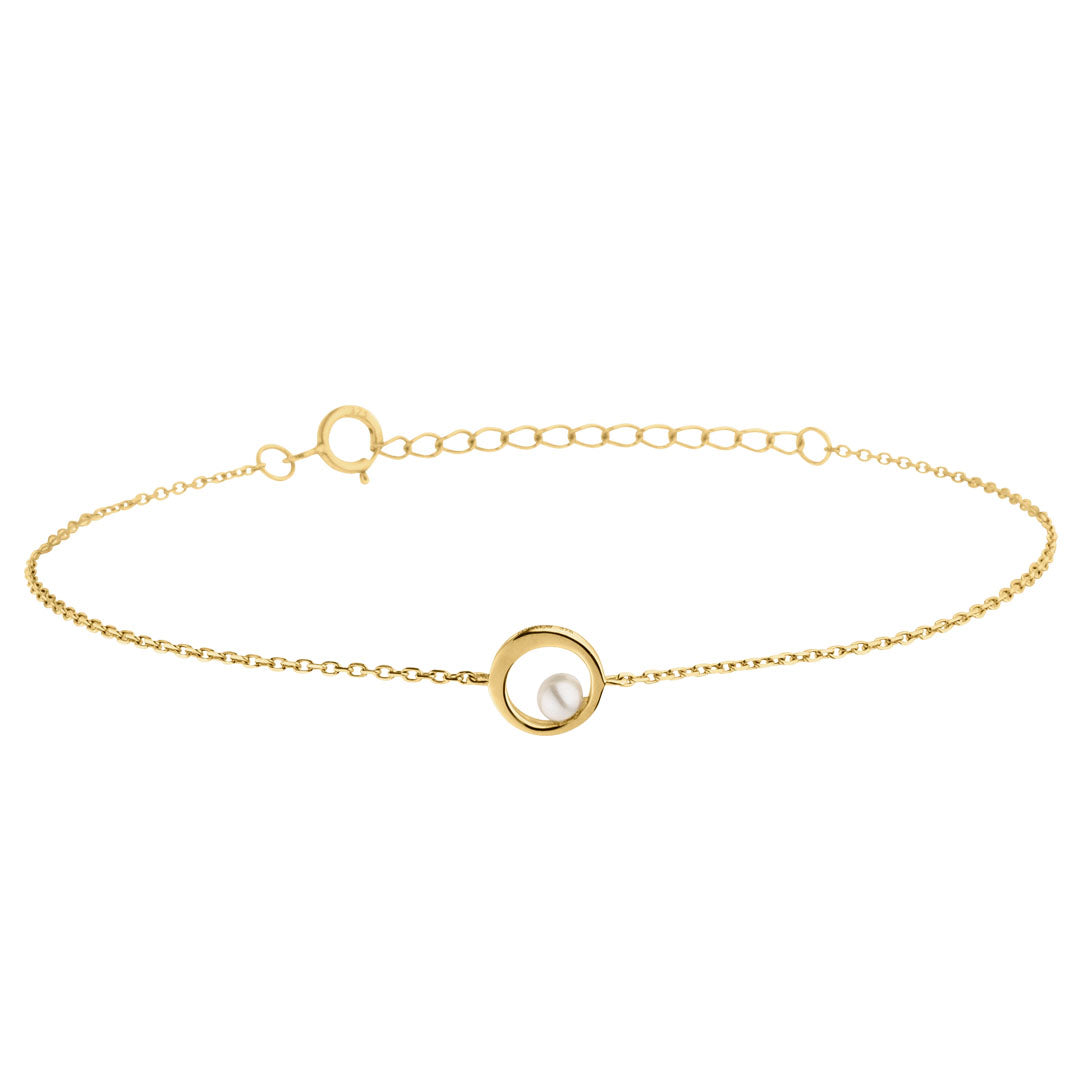 Echtgold Armband Champagne