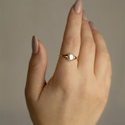 Echtgold Ring Reine