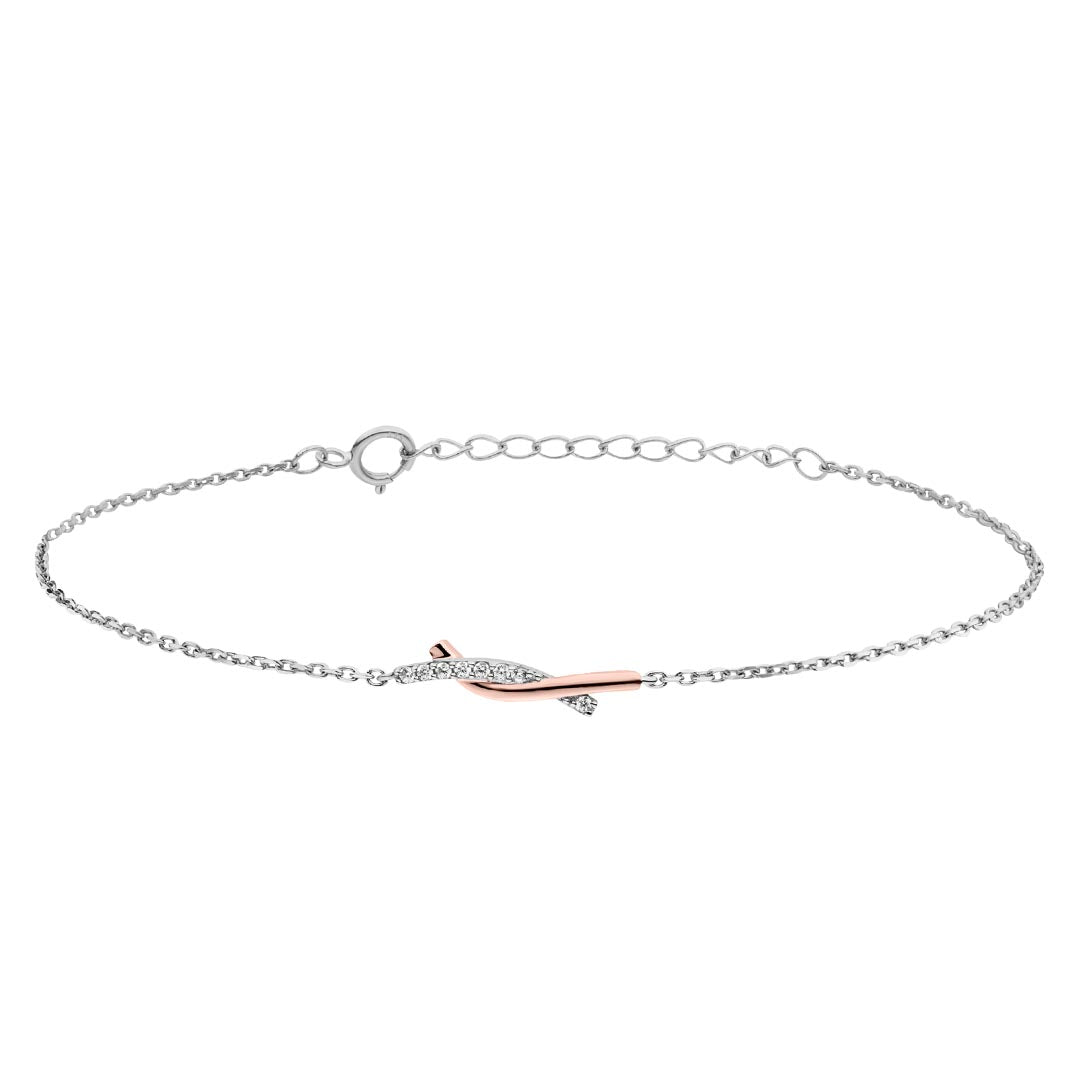 Echtgold Armband Fidèle Rosé