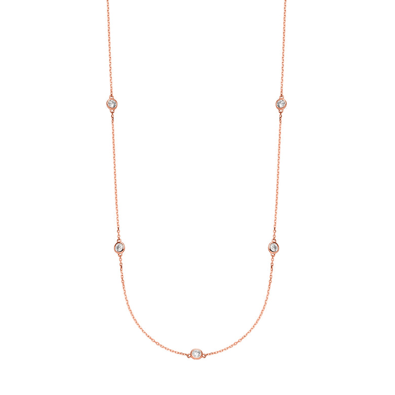 Nana Kay Echtgold Collier Mademoiselle Rosé