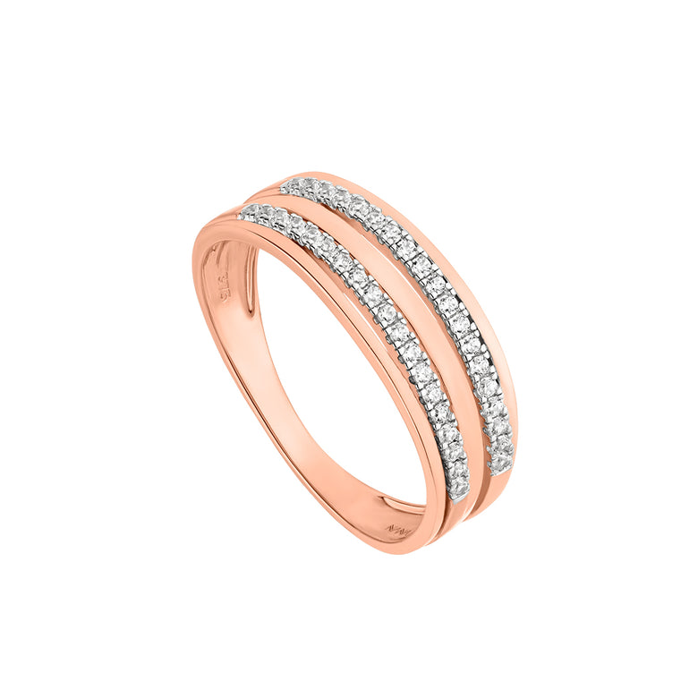 Nana Kay Echtgold Ring Jumelle