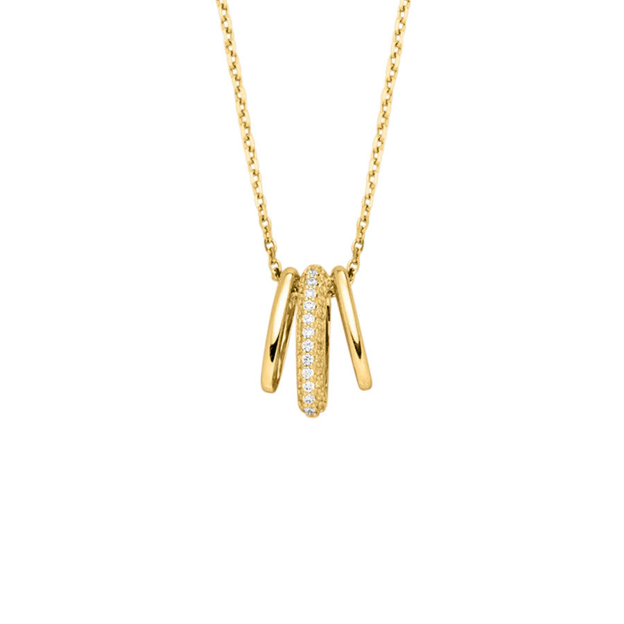 Echtgold Collier pendentif