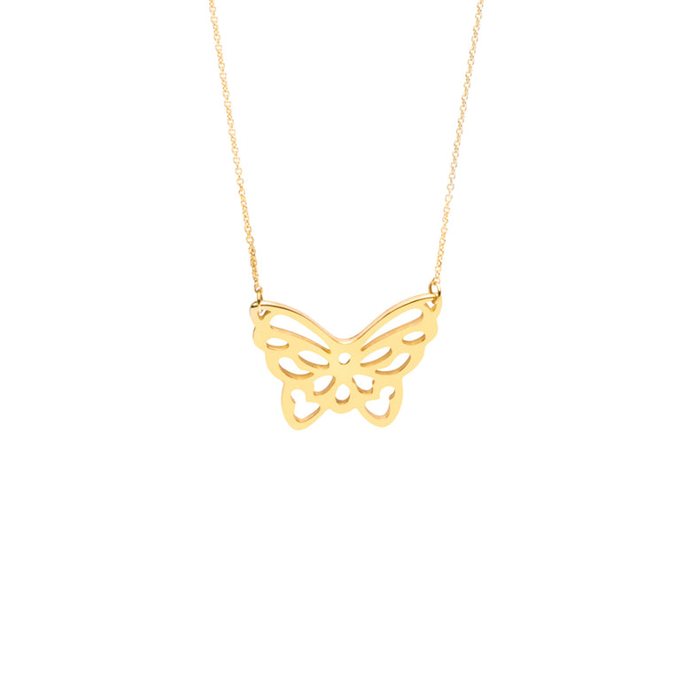 Nana Kay Echtgold Halskette Papillon