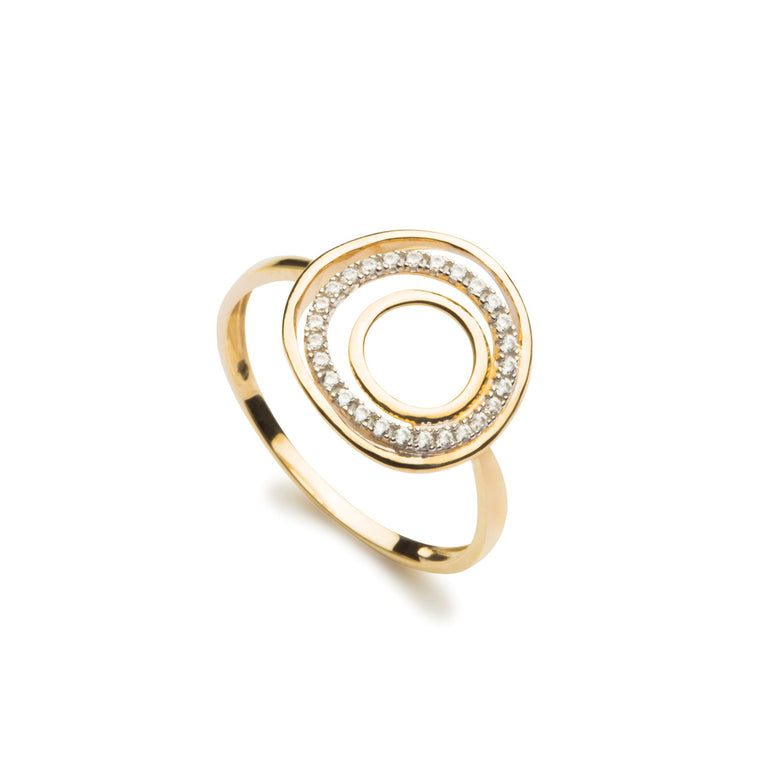 Nana Kay Echtgold Ring Circles