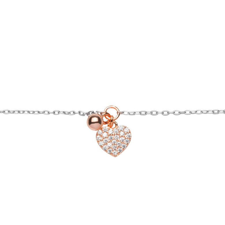 Nana Kay Sweet Glam Armband Herz Rosé