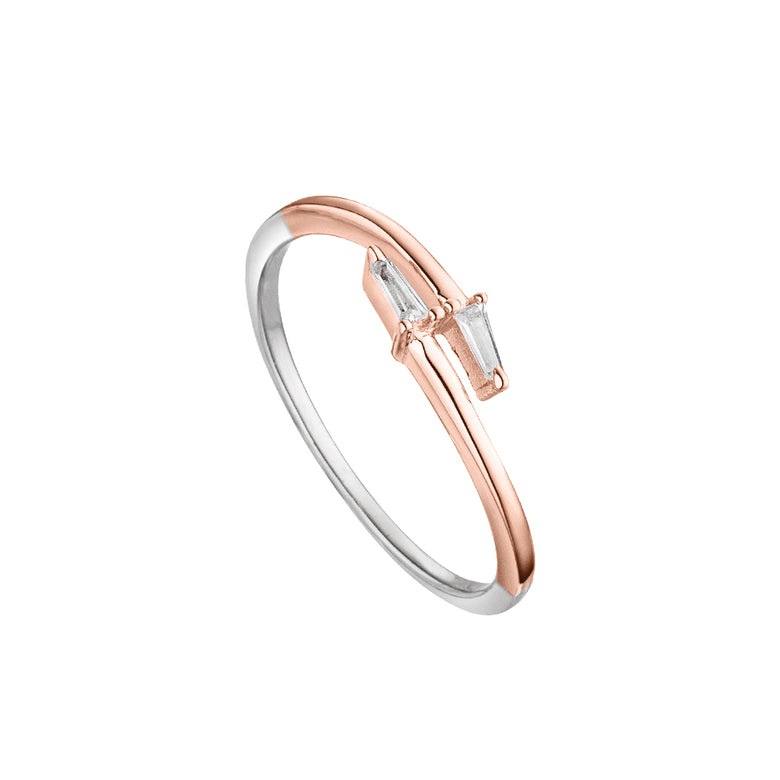 Nana Kay Curvey Glam Ring effilé Rosé