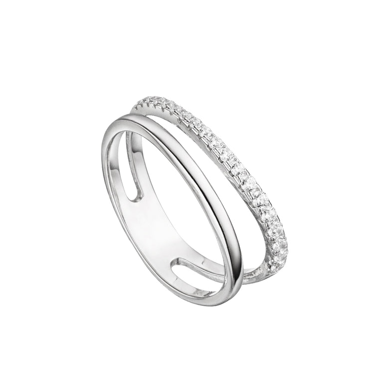 Nana Kay Swinging Silver Ring Syndetic