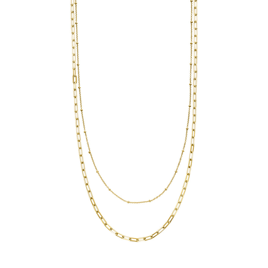 Vivid Chains Collier Duo Gold