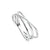 Curvey Glam Ring Vibrant Silber