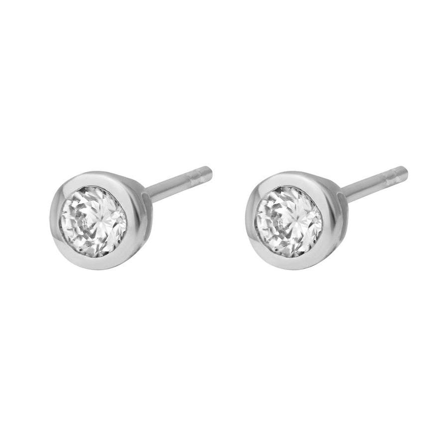 Classic Solitaire Ohrstecker 4mm